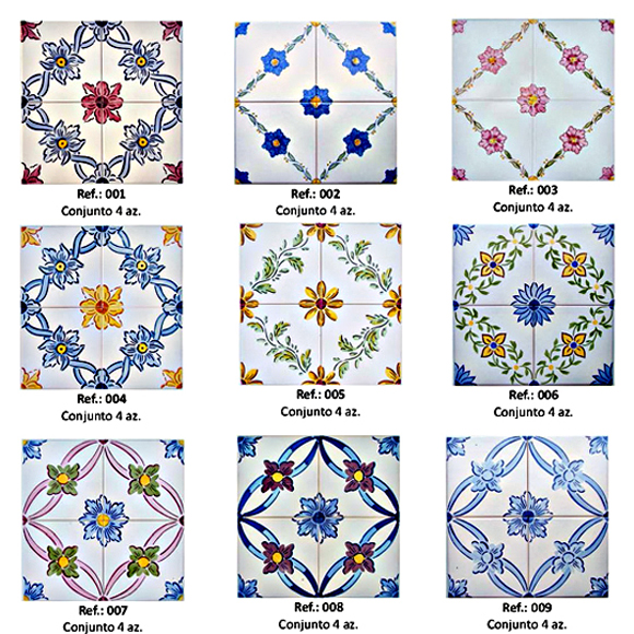 Portuguese Tiles and Mosaics - Traditional Accent Tiles